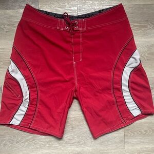 Vintage Anchor Blue Board Shorts